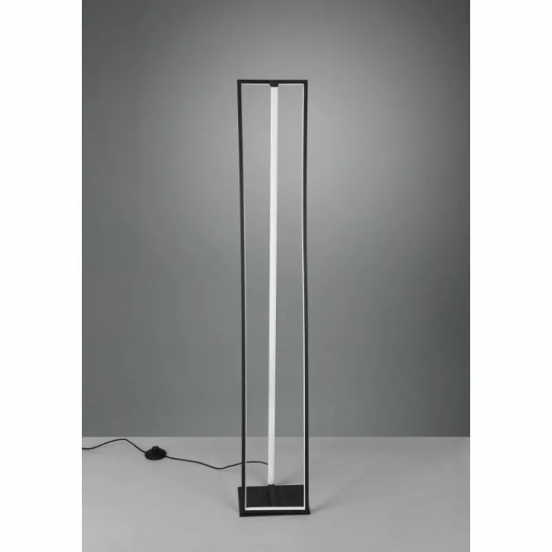 Luminaires Trio Lampadaire Trio-Leuchten Edge LED Noir, 1 lumière* Éclairage Led