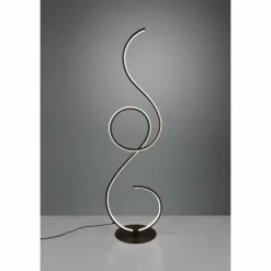 Luminaires Trio Lampadaire Trio-Leuchten Jive LED Noir, 1 lumière* Éclairage Led