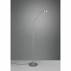 Luminaires Trio Lampadaire Trio-Leuchten Monza LED Nickel mat, 1 lumière* Lampadaires Et Lampes Sur Pied