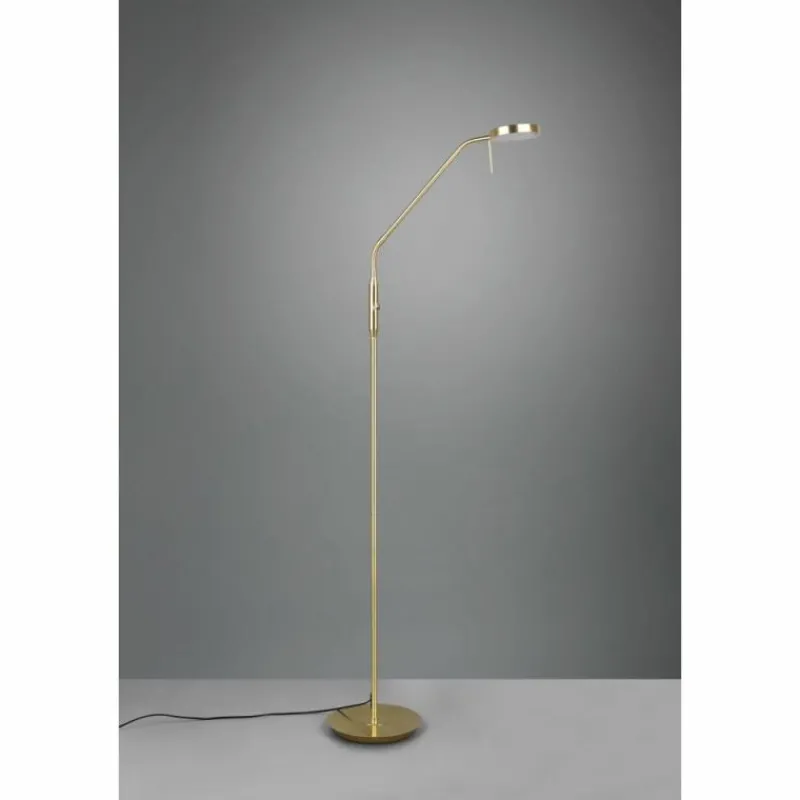 Luminaires Trio Lampadaire Trio-Leuchten Monza LED Laiton, 1 lumière* Éclairage Led