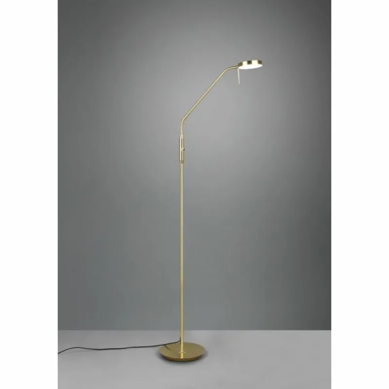 Luminaires Trio Lampadaire Trio-Leuchten Monza LED Laiton, 1 lumière* Éclairage Led