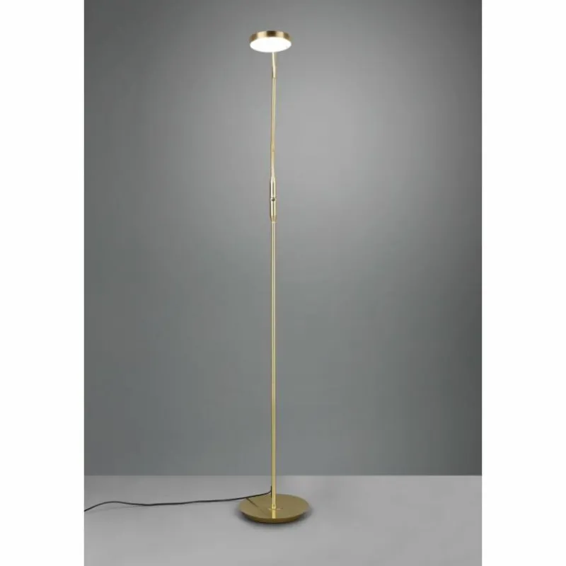 Luminaires Trio Lampadaire Trio-Leuchten Monza LED Laiton, 1 lumière* Éclairage Led