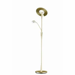 Luminaires Trio Lampadaire Trio-Leuchten Quebec LED Laiton, 2 lumières* Éclairage Led