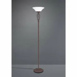 Luminaires Rustiques-Luminaires Trio Lampadaire Trio-Leuchten Rustica Rouille, 2 lumières