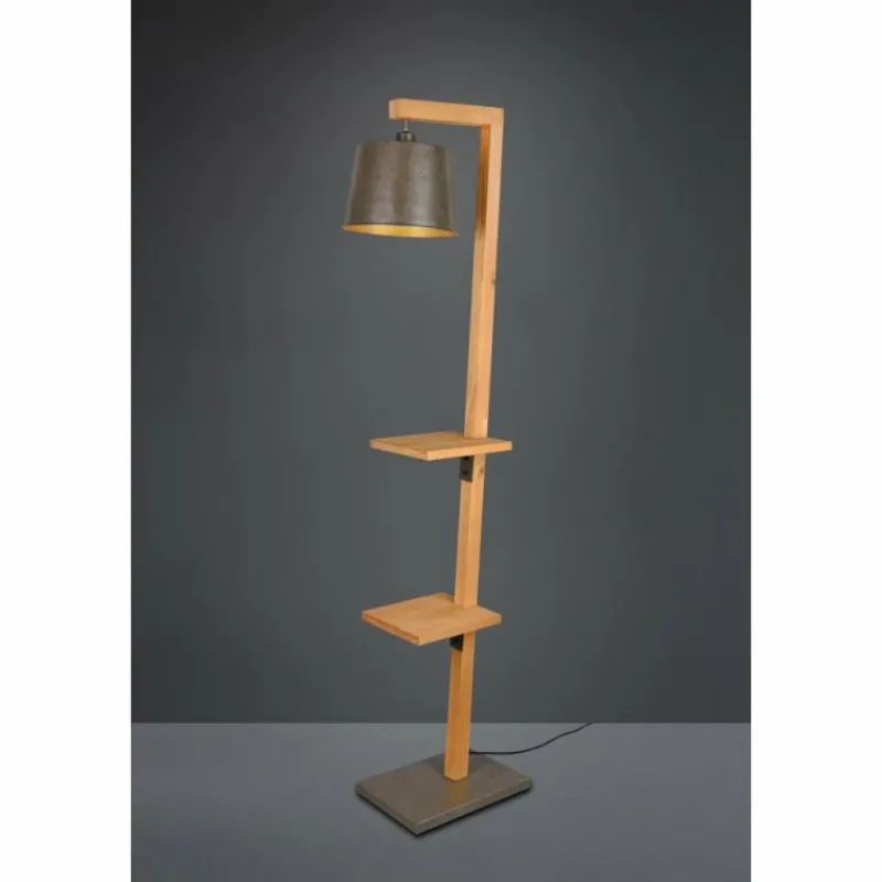 Lampes Vintages & Rétros-Luminaires Trio Lampadaire Trio-Leuchten Rodrigo Brun, 1 lumière