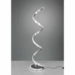 Luminaires Trio Lampadaire Trio-Leuchten Yara LED Nickel mat, 1 lumière* Lampadaires Et Lampes Sur Pied