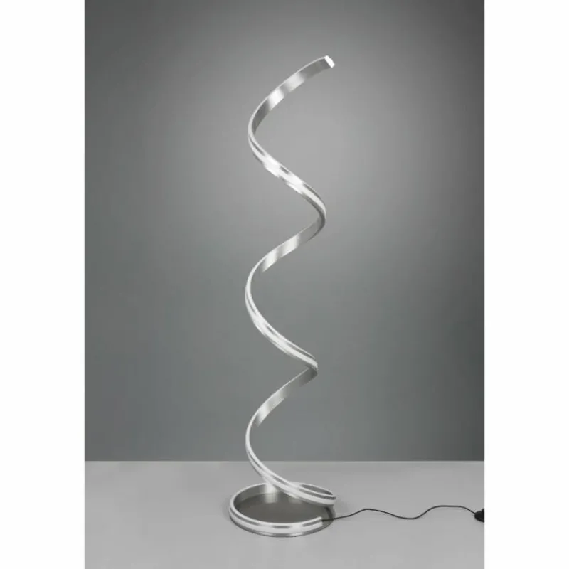 Luminaires Trio Lampadaire Trio-Leuchten Yara LED Nickel mat, 1 lumière* Lampadaires Et Lampes Sur Pied