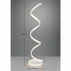 Luminaires Trio Lampadaire Trio-Leuchten Yara LED Blanc, 1 lumière* Lampadaires Et Lampes Sur Pied