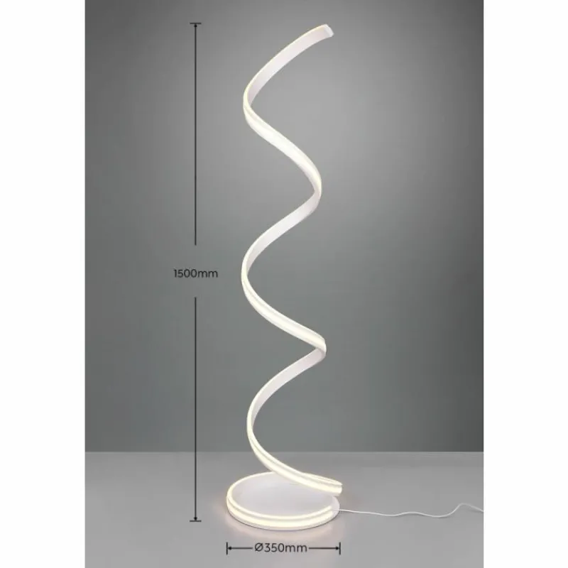 Luminaires Trio Lampadaire Trio-Leuchten Yara LED Blanc, 1 lumière* Lampadaires Et Lampes Sur Pied