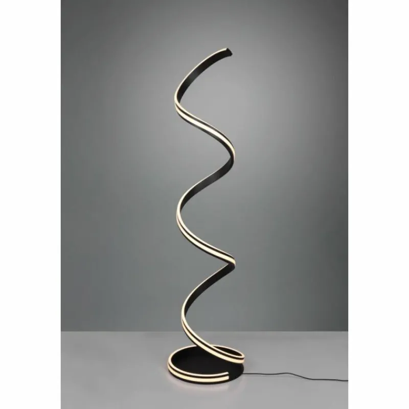 Luminaires Trio Lampadaire Trio-Leuchten Yara LED Noir, 1 lumière* Éclairage Led