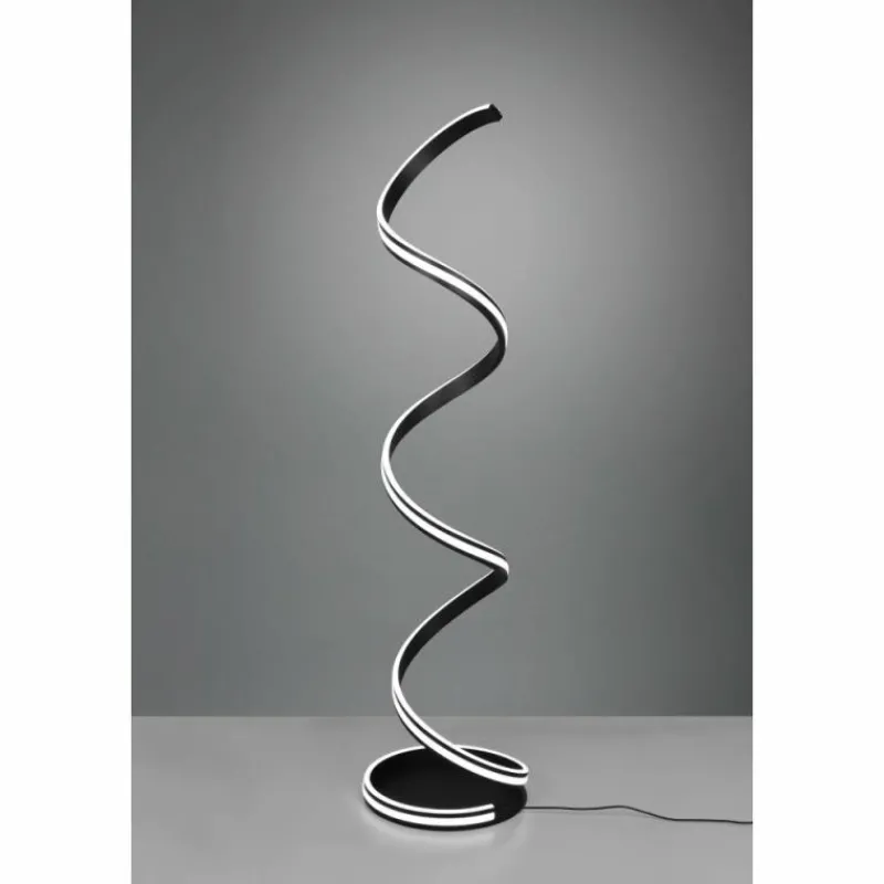 Luminaires Trio Lampadaire Trio-Leuchten Yara LED Noir, 1 lumière* Éclairage Led