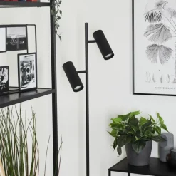 Luminaires Scandinaves-hofstein Lampadaire Trutielle Noir, 2 lumières