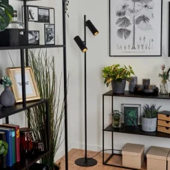 Luminaires Scandinaves-hofstein Lampadaire Trutielle Noir, 2 lumières
