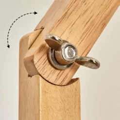 Lampes En Tissu-hofstein Lampadaire Tukchor Écru, 1 lumière