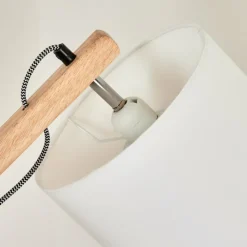 Lampes En Tissu-hofstein Lampadaire Tukchor Écru, 1 lumière