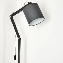 Lampes En Tissu-hofstein Lampadaire Tukchor Noir, 1 lumière