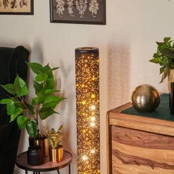 Lampes En Tissu-hofstein Lampadaire Tumba LED Noir, 1 lumière