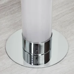 hofstein Lampadaire Tumurora LED Chrome, 1 lumière, Télécommandes