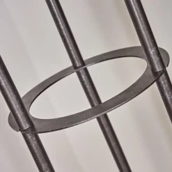 hofstein Lampadaire Tyldom Argent Oxydé, 3 lumières* Lampadaires Et Lampes Sur Pied