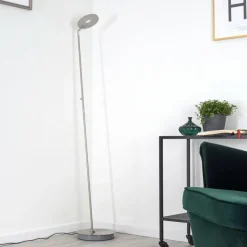 hofstein Lampadaire Umag LED Acier inoxydable, 1 lumière