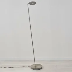 hofstein Lampadaire Umag LED Chrome, Nickel mat, 1 lumière