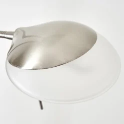 Luminaires Rustiques-hofstein Lampadaire Urama Nickel mat, 2 lumières