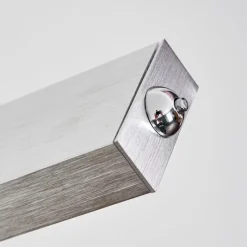 hofstein Lampadaire Uttorp LED Argenté, 1 lumière