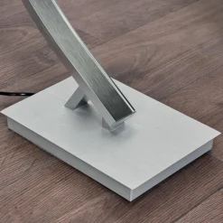 hofstein Lampadaire Uttorp LED Argenté, 1 lumière