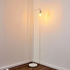 hofstein Lampadaire Valocolla Blanc, 1 lumière* Lampadaires Et Lampes Sur Pied