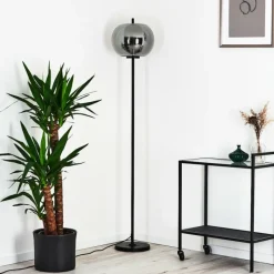 hofstein Lampadaire Verbania Noir, 1 lumière