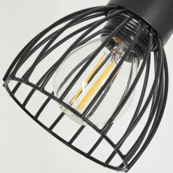 hofstein Lampadaire Verbania Noir, 3 lumières