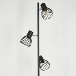 hofstein Lampadaire Verbania Noir, 3 lumières