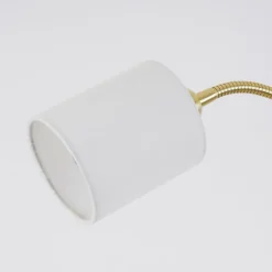 Lampes En Tissu-hofstein Lampadaire Vezza Laiton, 2 lumières