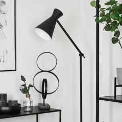 Luminaires Scandinaves-hofstein Lampadaire Vijes Noir, 1 lumière
