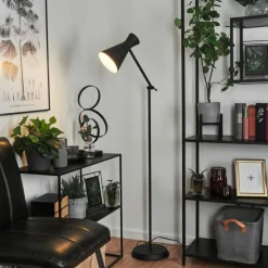 Luminaires Scandinaves-hofstein Lampadaire Vijes Noir, 1 lumière