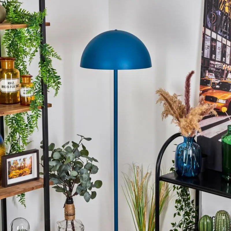 Lampes Dorées-hofstein Lampadaire Vivian Bleu, 1 lumière