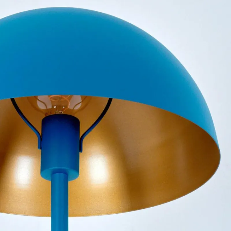 Lampes Dorées-hofstein Lampadaire Vivian Bleu, 1 lumière