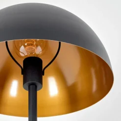 Lampes Dorées-hofstein Lampadaire Vivian Noir, 1 lumière