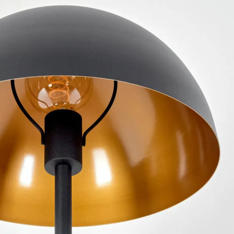 Lampes Dorées-hofstein Lampadaire Vivian Noir, 1 lumière