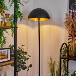 Lampes Dorées-hofstein Lampadaire Vivian Noir, 1 lumière