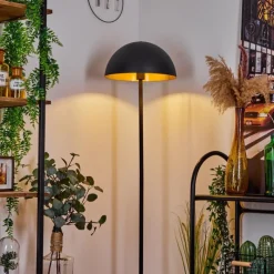 Lampes Dorées-hofstein Lampadaire Vivian Noir, 1 lumière