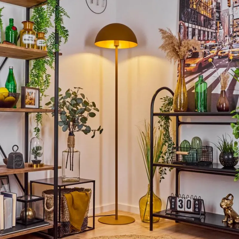 Lampes Dorées-hofstein Lampadaire Vivian Orange, 1 lumière