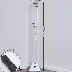 hofstein Lampadaire Wanas LED Titane, 1 lumière, Changeur de couleurs* Éclairage Led