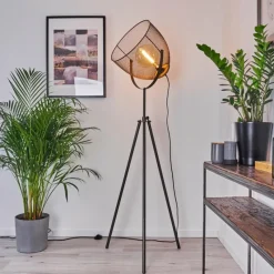 Lampes Vintages & Rétros-hofstein Lampadaire Wesa Nickel vieilli, 1 lumière