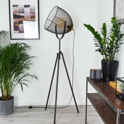 Lampes Vintages & Rétros-hofstein Lampadaire Wesa Nickel vieilli, 1 lumière