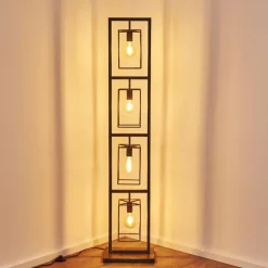 Luminaires Rustiques-hofstein Lampadaire Westbroek Argenté, 4 lumières