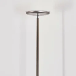 hofstein Lampadaire Wonsbek LED Nickel mat, 1 lumière