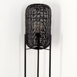 Luminaires Scandinaves-hofstein Lampadaire Zaracure Noir, 1 lumière