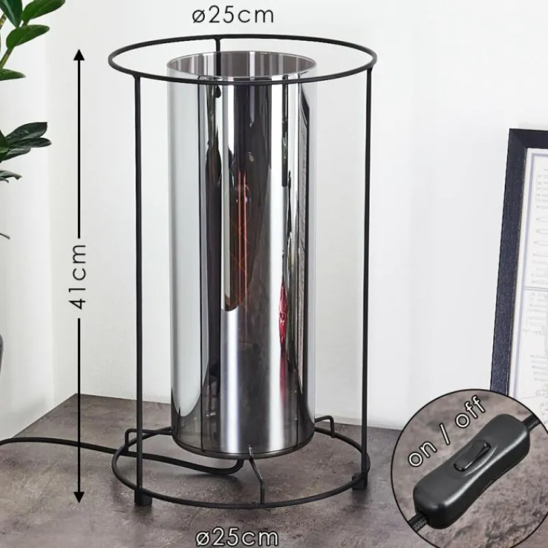 hofstein Lampadaire Zento Noir, 1 lumière