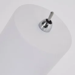 hofstein Lampadaire Zuoz Chrome, Blanc, 1 lumière